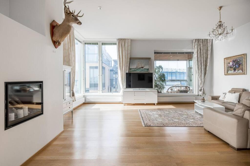Spacious Home With Four Terrace, Sauna, Sea View Helsinky Exteriér fotografie